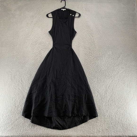 Madewell Dresses & Skirts - Madewell Midi Sundress Womens M Cutout Open Back Cotton Seersucker Minimalist